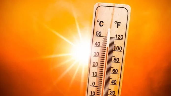 Sistema de alta presión y clima caluroso