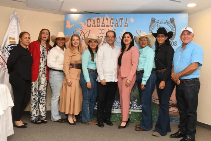 Cabalgata de las Mariposas contra la violencia.