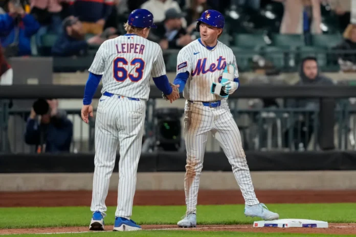 AJ Ewing debutó con éxito en los Mets.