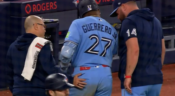 Vladimir Guerrero Jr. se pierde el juego.