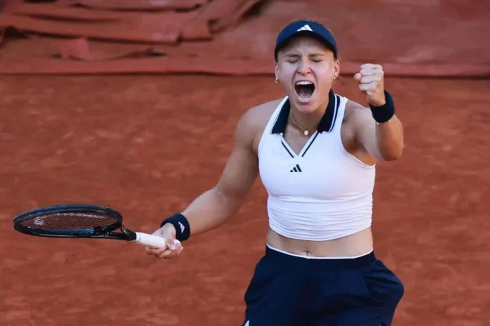 Elena Rybakina eliminada en Roland Garros.