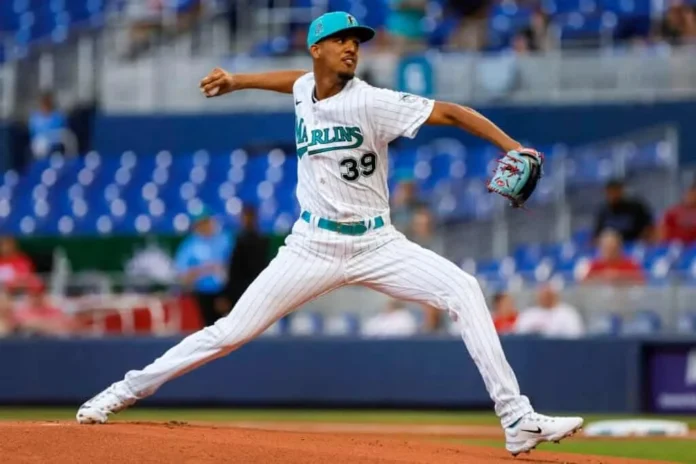 Eury Pérez lesionado, fuera ocho semanas.