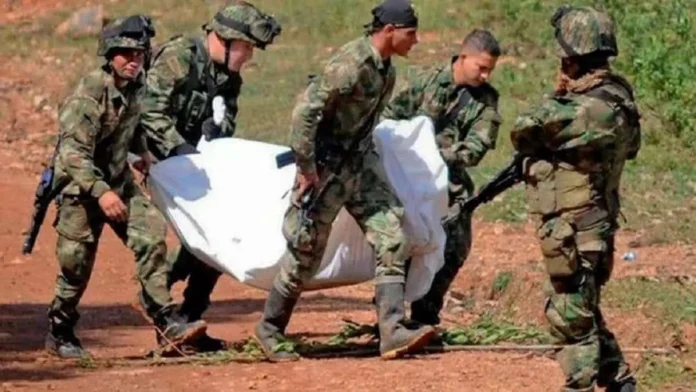 Seis disidentes de las FARC abatidos en combate.