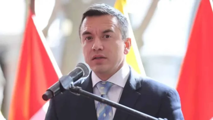 Noboa lucha contra el crimen en Ecuador.