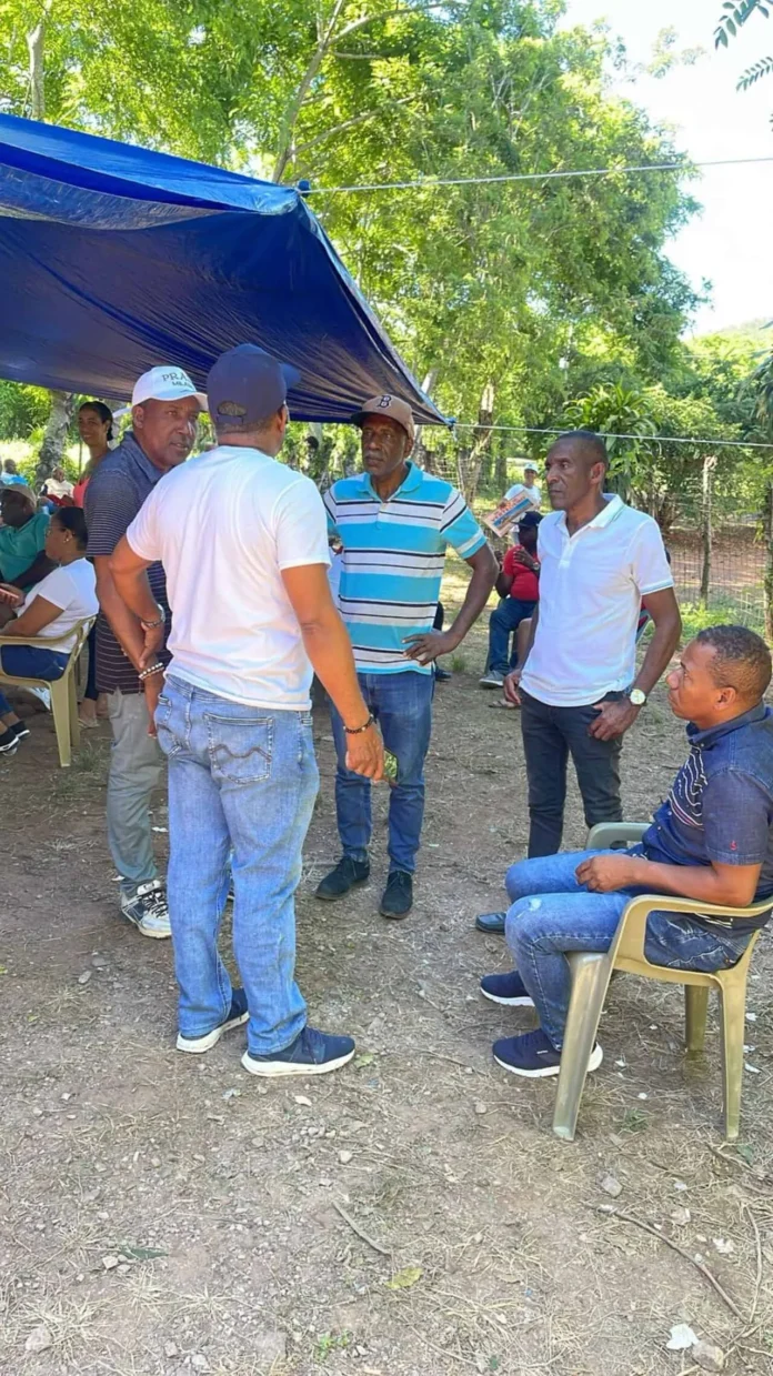 Campamento en La Cuaba contra relleno sanitario.