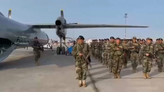 Militarización en Puerto Bolívar contra narcotráfico.