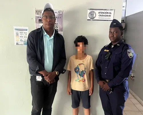 Menor desaparecido encontrado sano y salvo