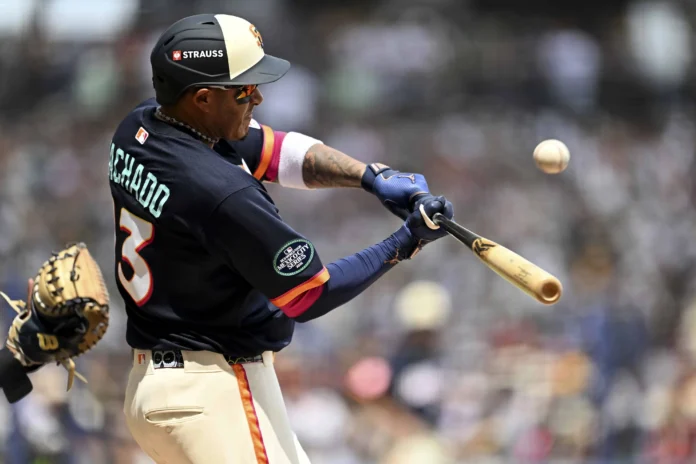 Machado celebra 200 jonrones con Padres.