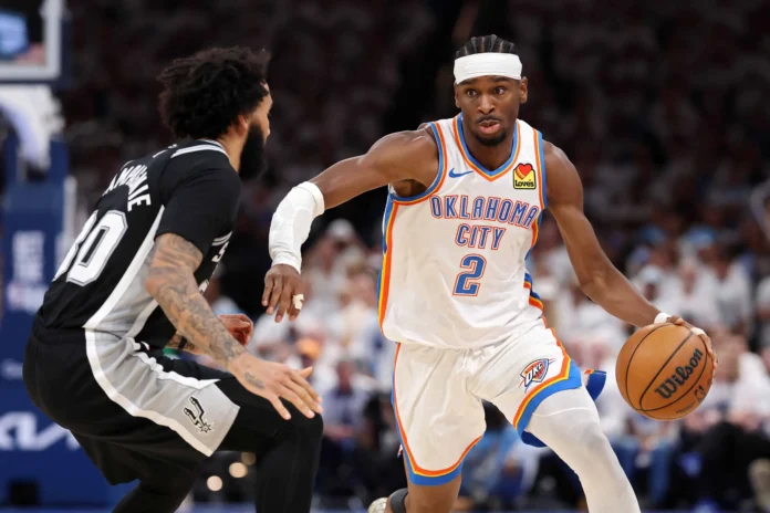 Thunder vence a Spurs en emocionante partido