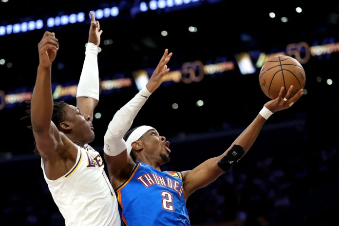 Oklahoma City Thunder vence a Lakers contundentemente