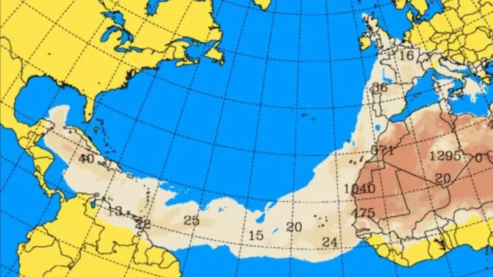 Polvo del Sahara en República Dominicana