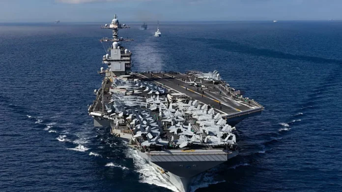 USS Gerald Ford regresa a Virginia tras despliegue.