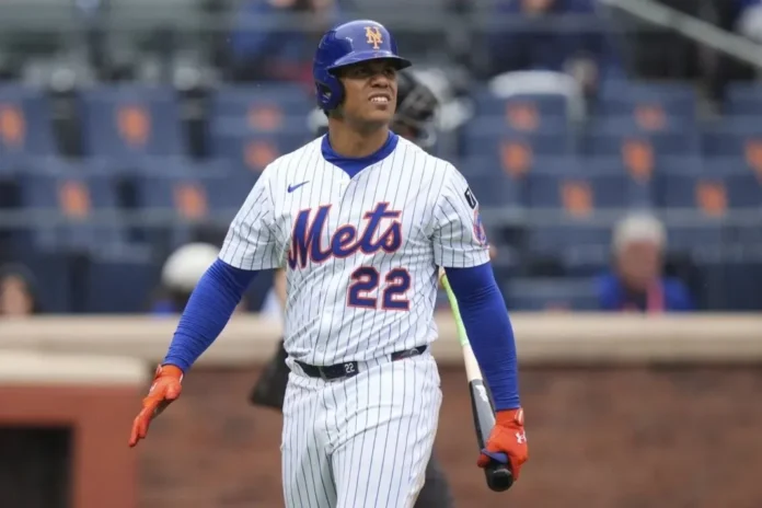 Juan Soto batea su cuarto jonrón.