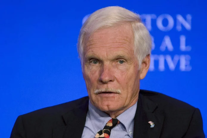 Ted Turner dirigiendo a los Bravos en 1977.