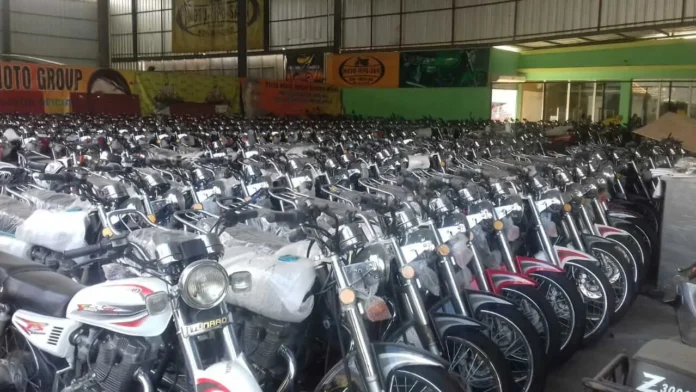 Importaciones récord de motocicletas en RD.