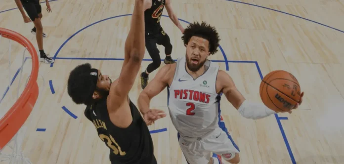 Pistons celebran victoria sobre Cavaliers en playoffs.