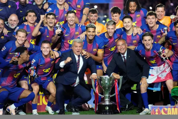 Barcelona celebra su título de LaLiga 2023
