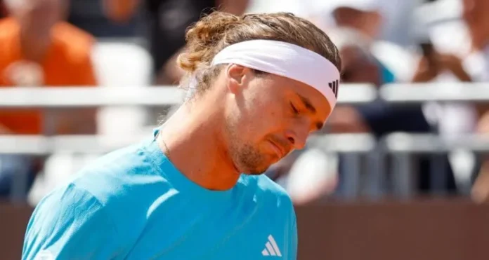 Zverev critica la pista en Roma.