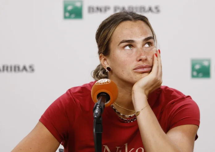 Sabalenka habla sobre sus problemas emocionales.