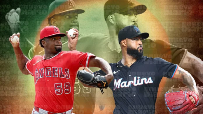 Lanzadores dominicanos en acción en MLB