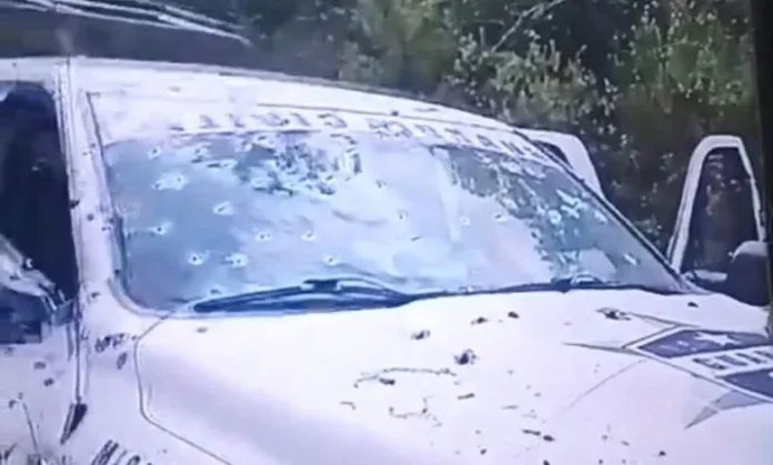 Ataque armado en Michoacán a policías.