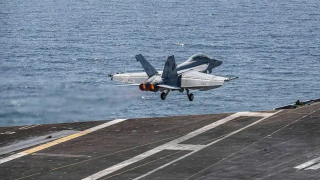 Interceptación de misiles iraníes por EEUU.