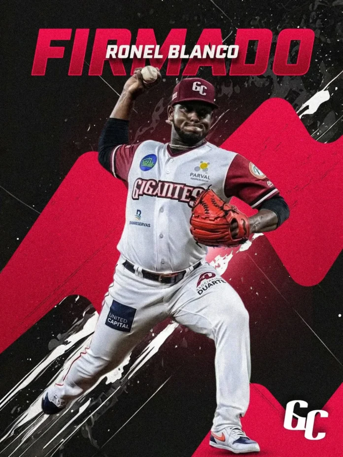 Ronel Blanco firma contrato histórico con Gigantes