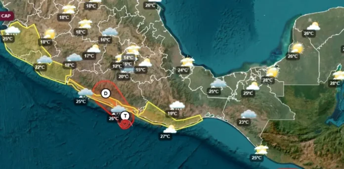 Tormenta tropical Boris afecta el sur de México.
