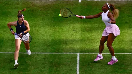 Serena Williams pierde en dobles en Berlín