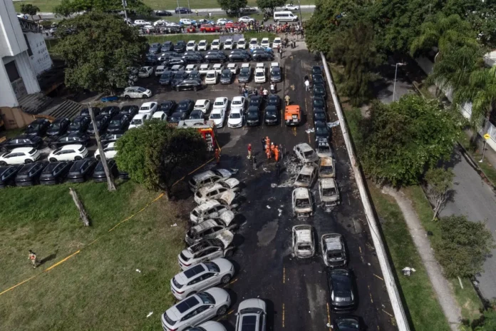 Accidente de helicópteros en Río de Janeiro