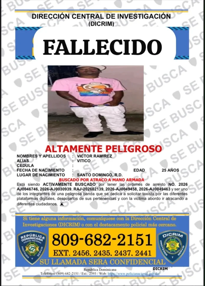 Policía Nacional abatió a seis delincuentes.