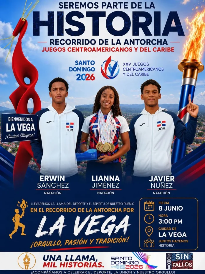Llegada de la Antorcha Juegos Centroamericanos 2026