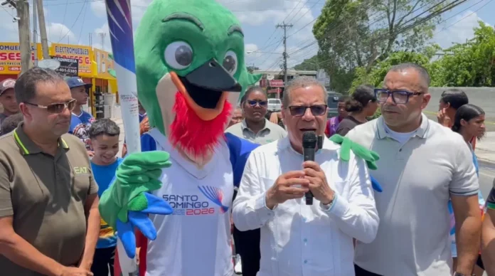 Antorcha de Juegos Centroamericanos en Hermanas Mirabal