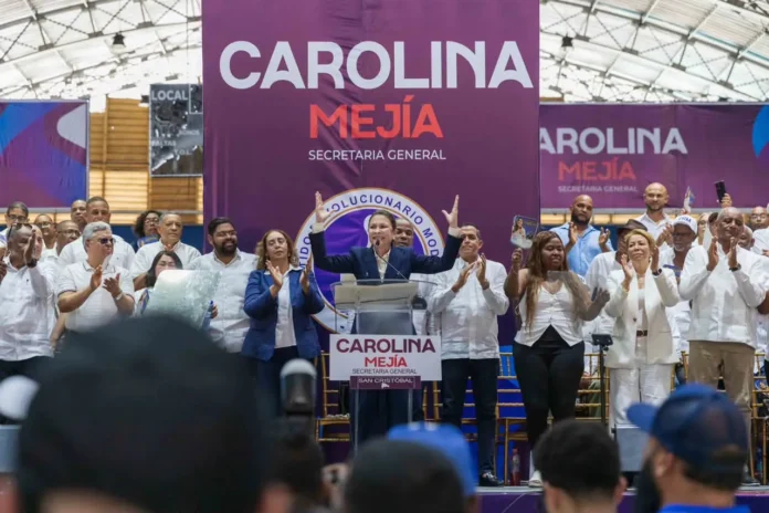 Carolina Mejía lista para liderar PRM 2024