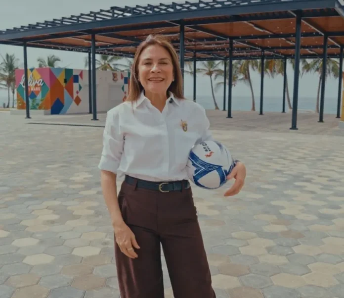 Proyección de partidos del Mundial en Malecón
