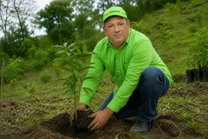 Jornada de reforestación por el medio ambiente.