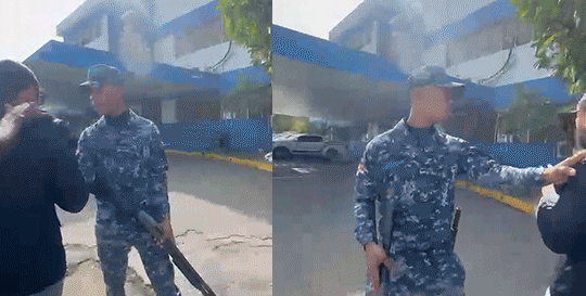 Prohibición de prensa en sede policial