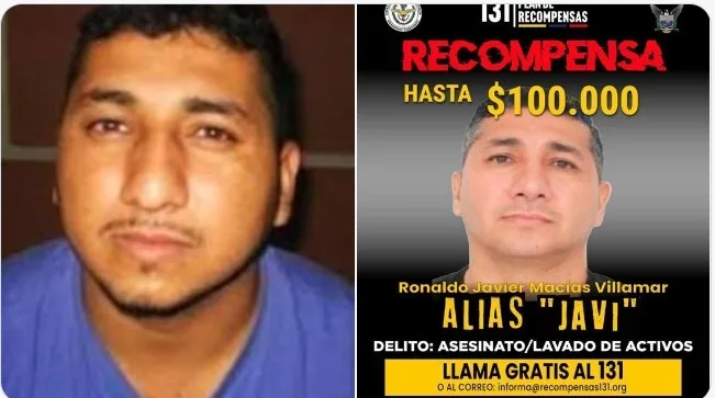 Captura de Ronald Macías en Colombia.