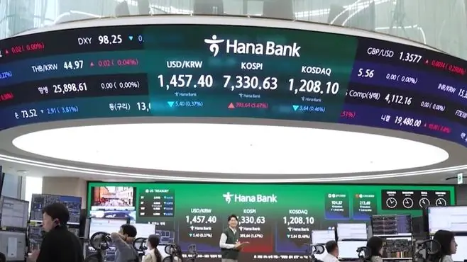 Kospi surcoreano sube tras anuncio de Trump