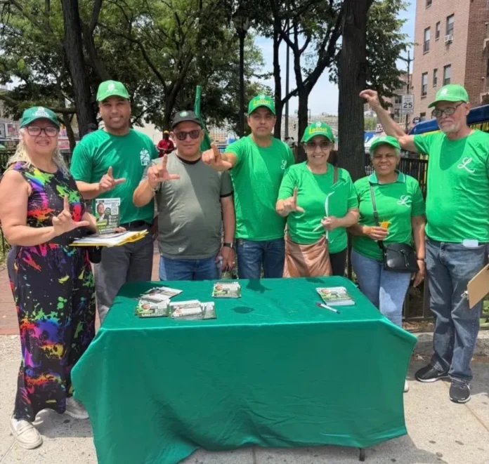 Encuentro comunitario de Fuerza del Pueblo.
