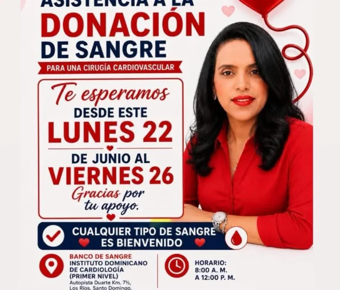 Donación de sangre para Graciela Valdez