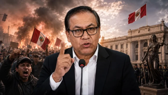 Roberto Sánchez desafía la democracia peruana.