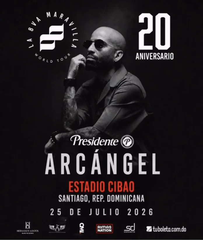 Arcángel en concierto por 20 años de carrera