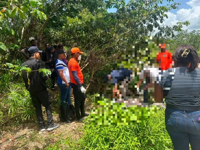 Cuerpo recuperado en el río Soco.