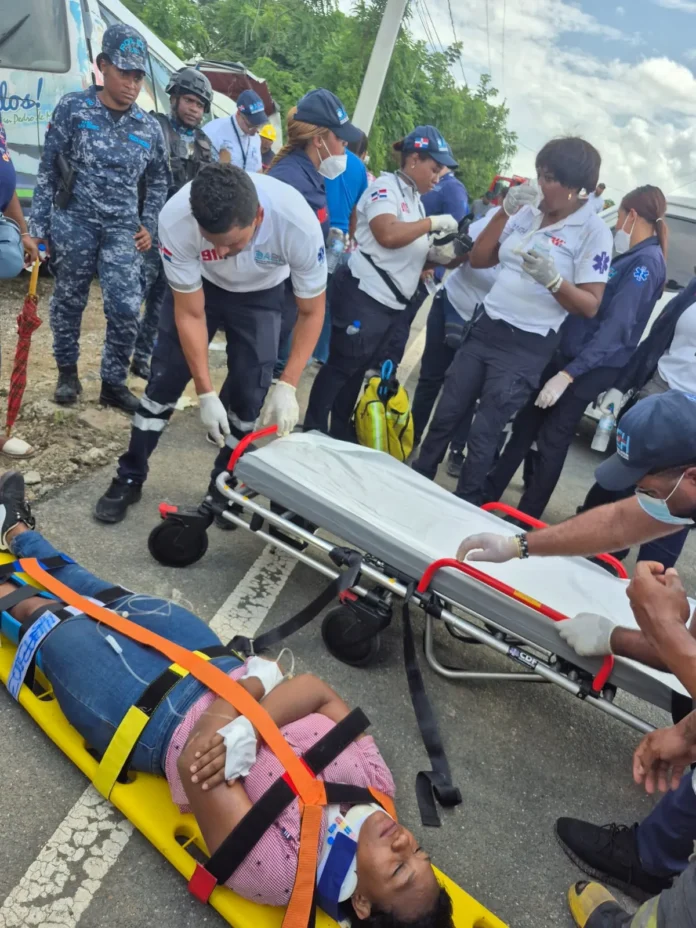 Accidente de autobús del programa Supérate