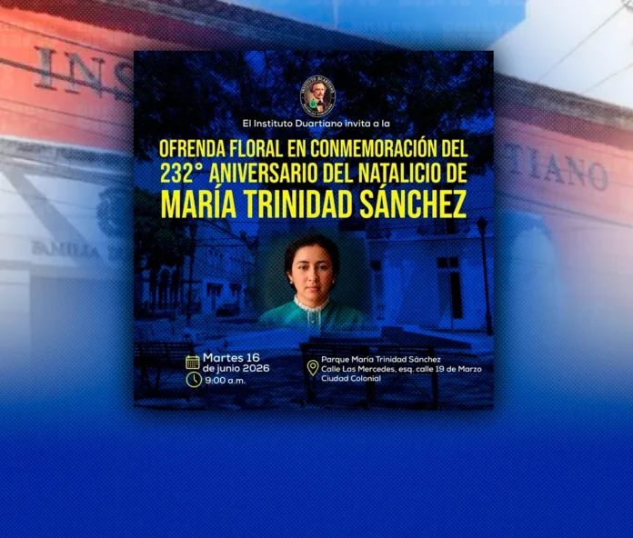 Conmemoración del natalicio de María Trinidad Sánchez