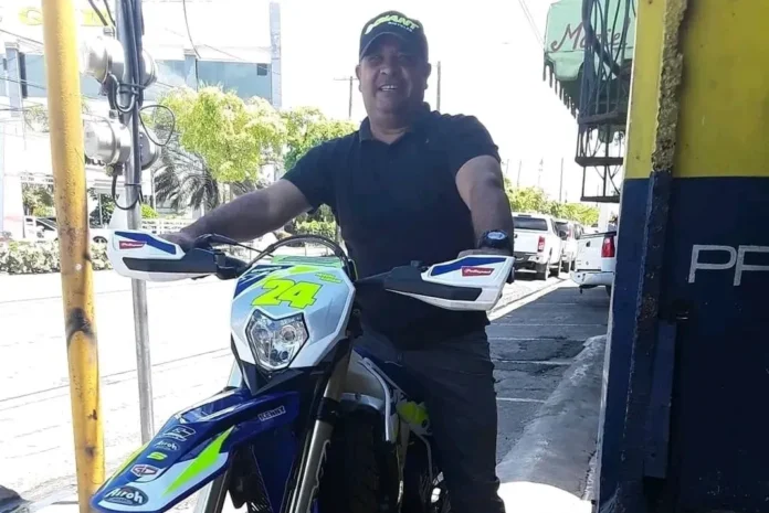 Colisión de motocicletas en La Vega.