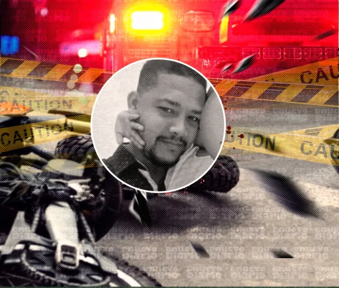 Joven fallecido en accidente de motocicleta.