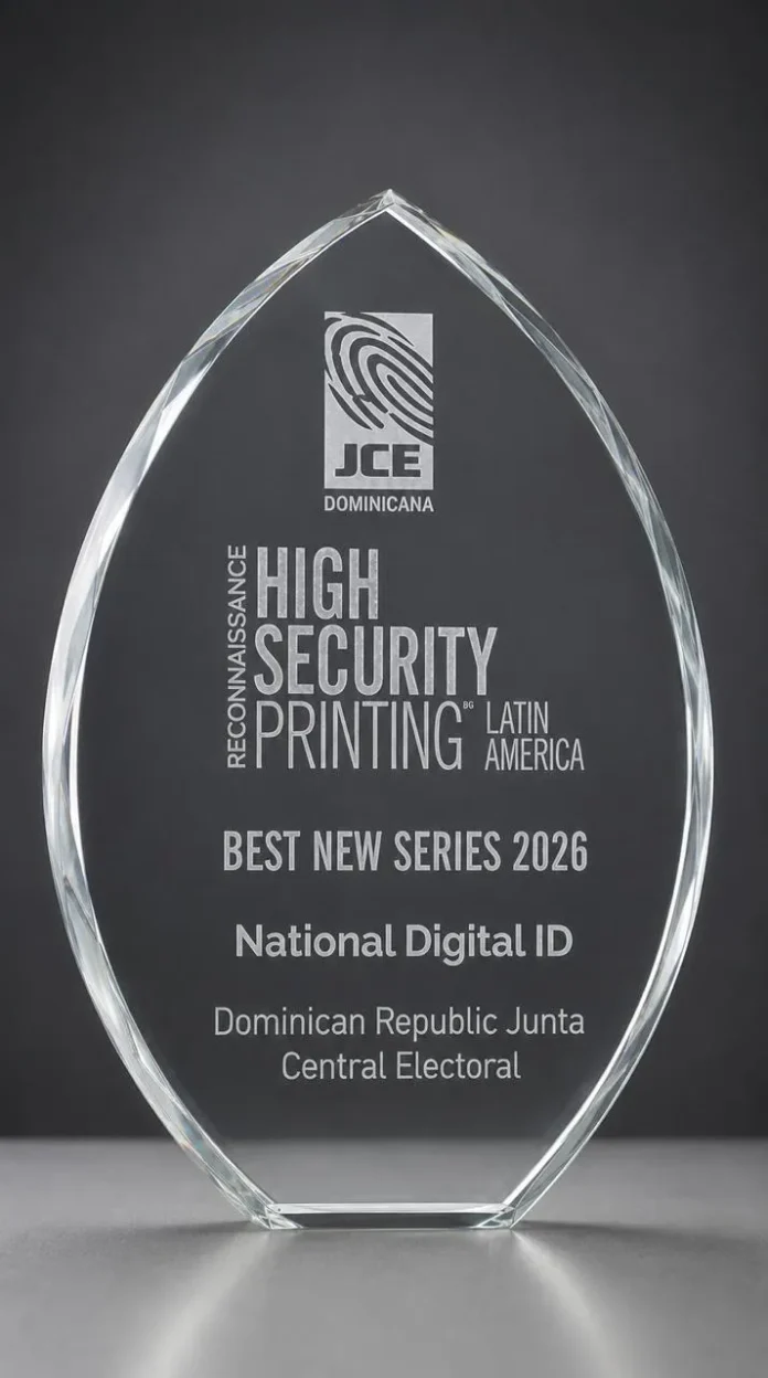 Cédula dominicana premiada como mejor documento.