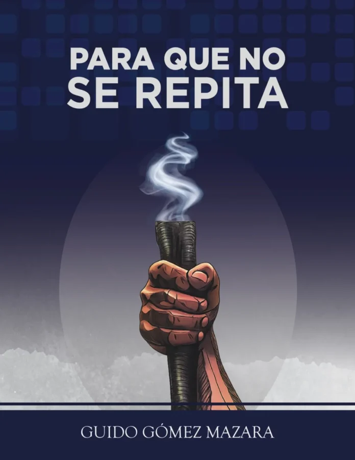 Guido Gómez Mazara presenta su nuevo libro.